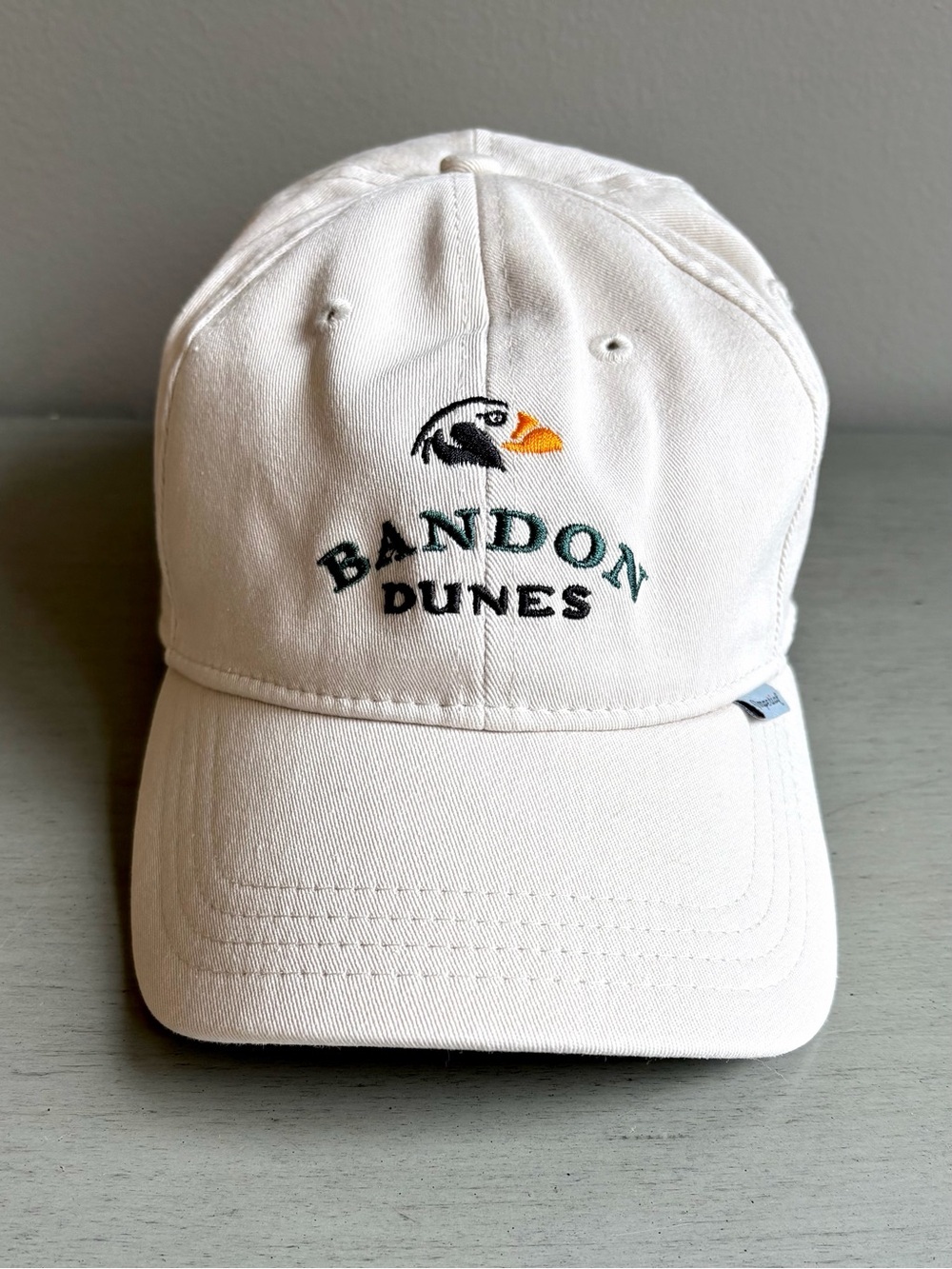 Bandon Dunes Slideback Baseball Cap HatBeige OS Adjustable Embroidered Golf